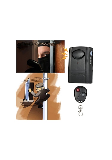 Mufunye Kablosuz Uzaktan Kumanda Titreşim Alarmı Hırsızlık Önleme Dedektörü Araba Motosiklet Kayıp Önleme Uyarısı Kapı Pencere Alarm Sensörü Ev Güvenlik Alarm Sistemi