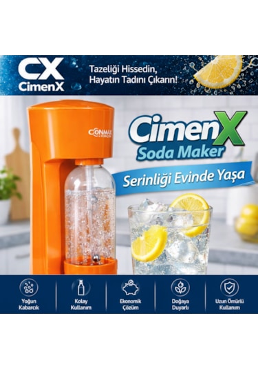 Soda Maker Prestige Orange Turuncu