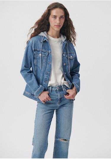 Mavi - Karla Mavi 90s Jean Ceket 110154-85296 Mavi