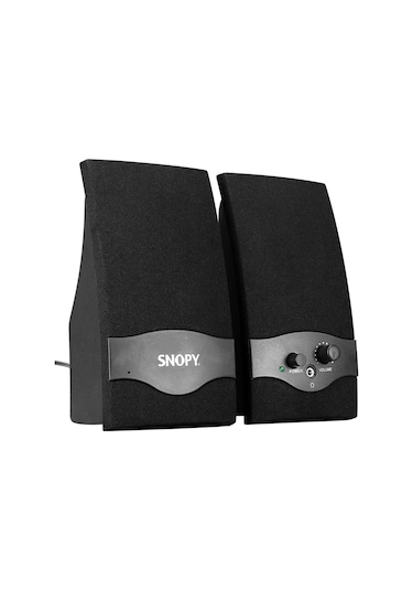 Snopy Sn-84 3W Rms 1+1 Siyah Usb Hoparlör Siyah