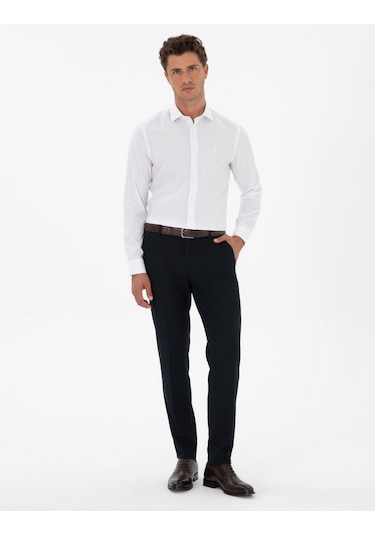 Pierre Cardin Erkek Mavi Gömlek Desenli 50312349-vr036 Mavi