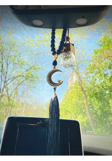 Avtosop 61 Ayna İçin Yarım Ay Müslüman Kolye Arabanın İçinde Aksesuar Seti 411876763