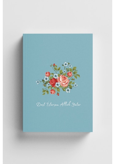 Dost İstersen Allah Yeter İslami Defter Ayet-hadisli Çok Renkli