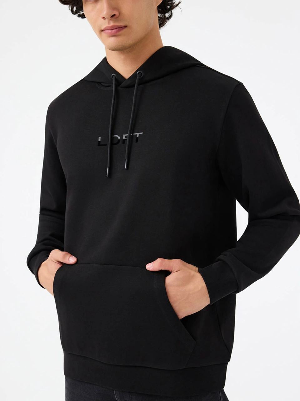 Loft Regular Fit Siyah Erkek Sweatshirt Lf2041082 Siyah