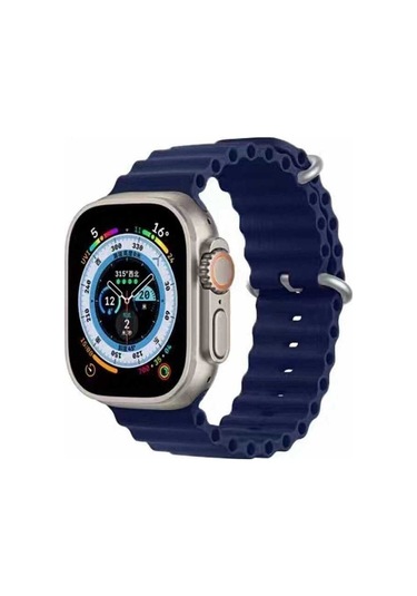 Watch Ultra 49mm Uyumlu Krd-75 Uyumlu Csk Kordon Lacivert