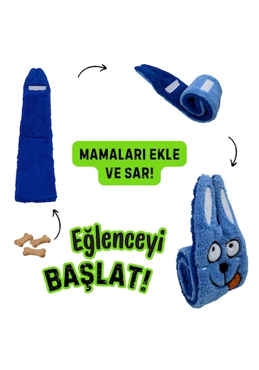 Havhav Mama Saklamalı Salyangoz Peluş Köpek Oyuncağı