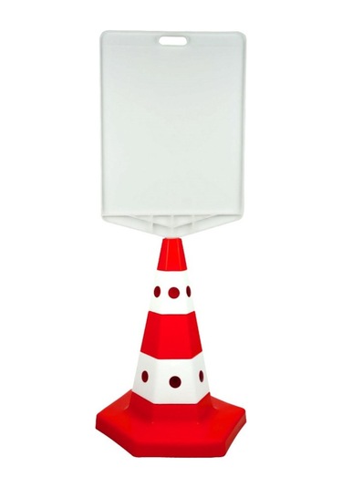 Klasik Kedi Gözlü Trafik Konisi 50 Cm Trafik Dubası N11.7