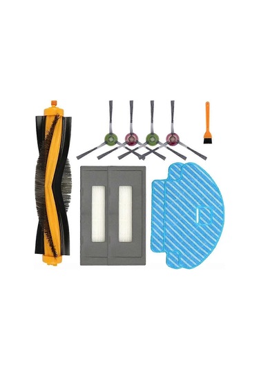 Deebot Ozmo 930 Robot Süpürge Aksesuarları Silindir Ana Yan Fırça Hepa Filtre Paspas Bezleri Yedek Parçalar