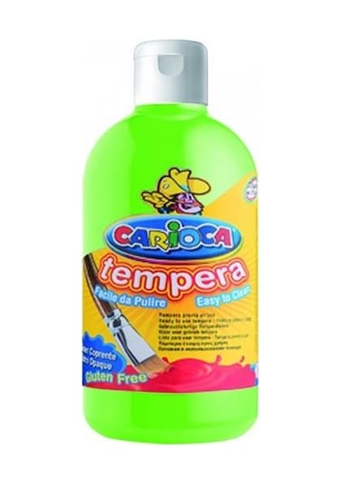 Carioca Tempera Süper Yıkanabilir Guaj - Sulu Boya Seti 6 Renk x N11.156