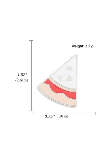 Homyl Sevimli Gıdalar Broşlar Pin Yaka Broş Iğneler Giysi Pizza Çok Renkli