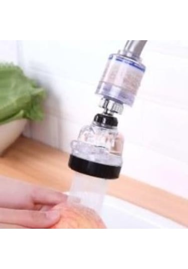 Su Arıtmalı Şeffaf 360 Derece Döner Musluk Başlığı