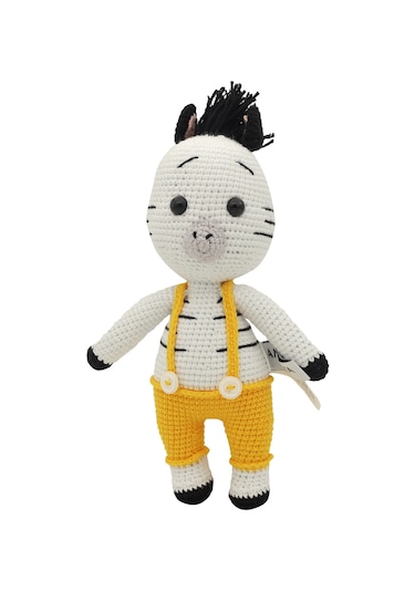 Anatoya Amigurumi Siyah Saçlı Zebra
