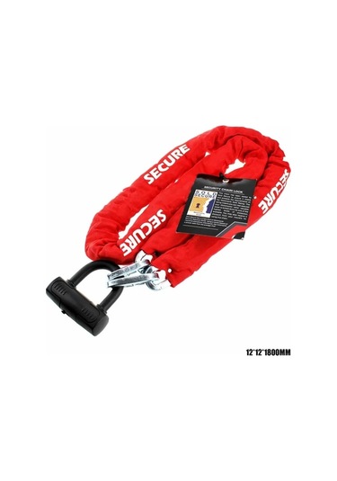 Lock Kinguard 6042-bıg Motosiklet Zincir Kilit 12x12x1800 Mm Halat Killit