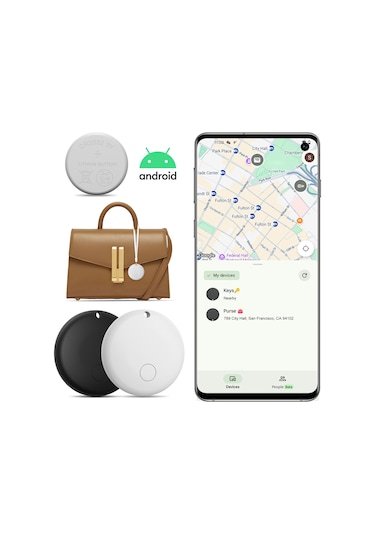 Xindoker Android Akıllı : Loshall Bluetooth Bulucu, Anahtar Ve Eşya Konumlandırma, Suya Dayanıklı, 2'li Paket