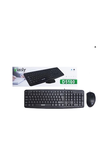 İzoly D5100 Usb Kablolu Q Klavye Mouse Set
