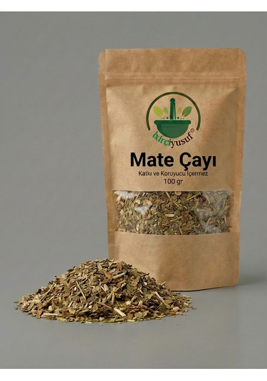 Mate Çayı Yerba Mate Mate Tea Ilex Paraguariensis Kurutulmuş Yaprak 100 G Doğal