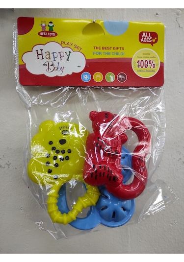Bebek Çıngırak Oyuncak Çok Renkli