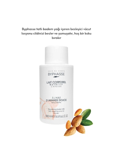 Besleyici Tatlı Badem Yağlı Vücut Sütü 500ml
