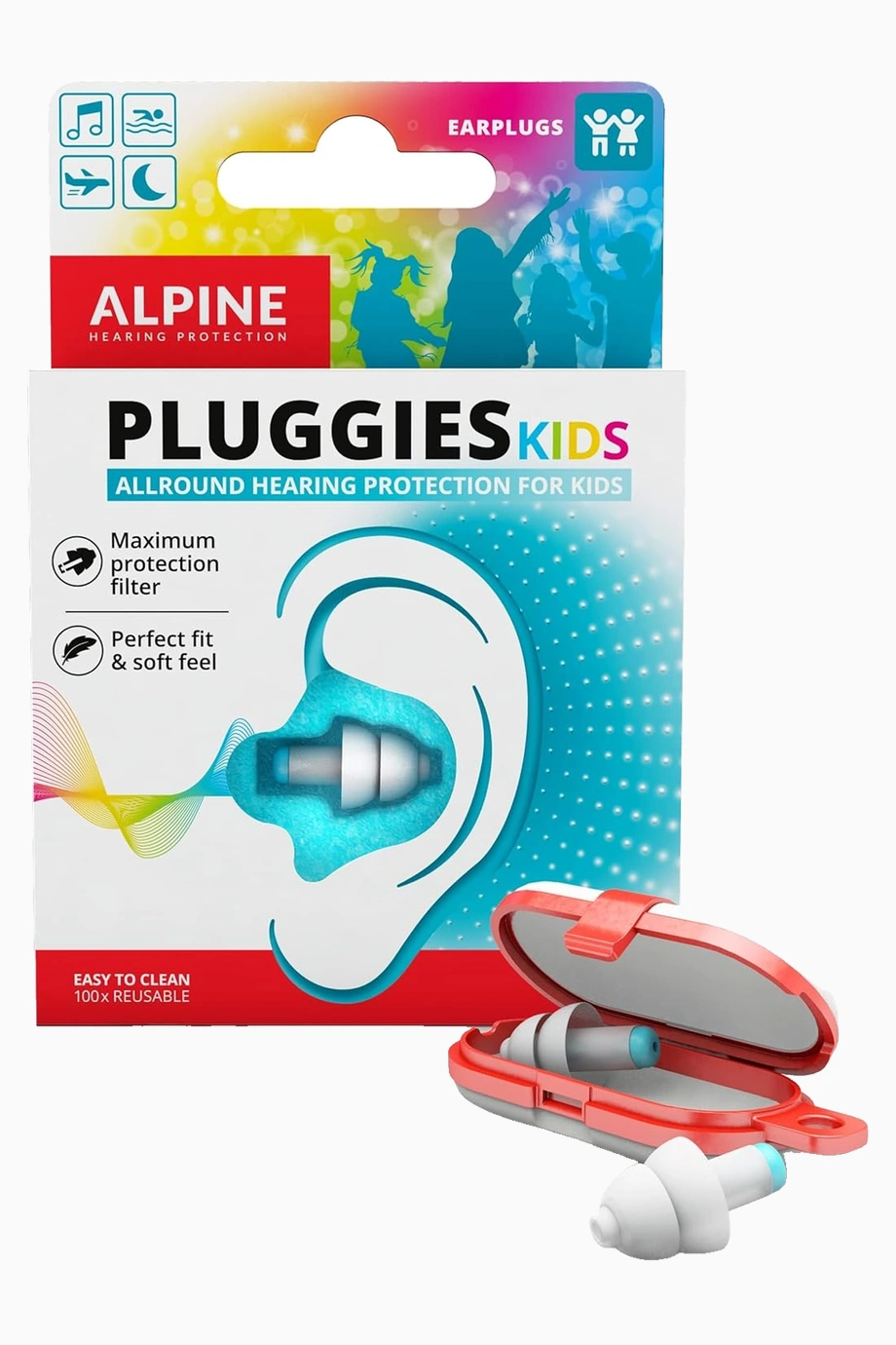 Pluggies Çocuk Kulak Tıkacı Uçuş Ve Yüzme İçin