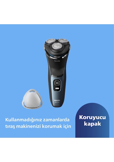 Philips 3000 Serisi Islak & Kuru Elektrikli Tıraş Makinesi - S3144/00