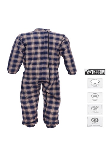 Ozclife Lastikli Dayanıklı Yırtılmaz Demans Tulumu - S Beden