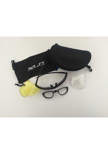 Xlc Bahamas Sb-Plus 3 Lens Takılabilir Bisiklet Gözlüğü Mat Siyah