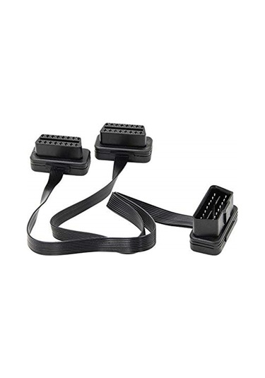 Honmex Obd2 16pin 8 İplikli Araç Çevirici Kablosu, 30cm Uzunlukta Y Şekilli Flatten Kablolar, Bluetooth Sinyal Güçlendirici Ve Konum Ayarlayıcı