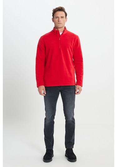 AC&Co / Altınyıldız Classics Anti-Pilling Tüylenme Yapmayan Bato Yaka Erkek Polar Sweatshirt 4A5221100016KMZXXL Kırmızı AC&Co / Altınyıldız Classics Anti-Pilling Tüylenme Yapmayan Bato Yaka Erkek Polar Sweatshirt 4A5221100016KMZXXL Kırmızı