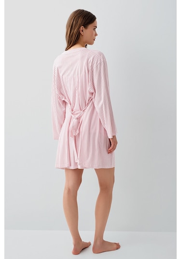 Pierre Cardin Kadın Pembe 3lü Sabahlık Takım Pembe
