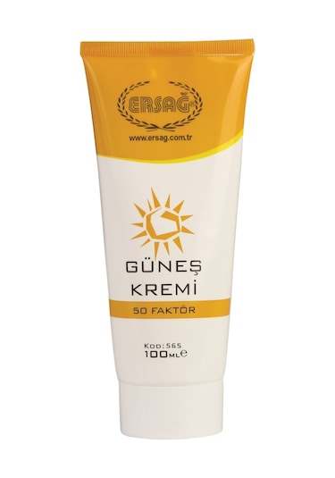 Ersağ 50 Faktör Güneş Kremi 100 ML
