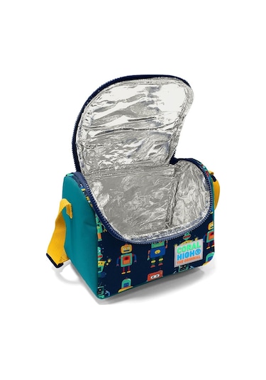 Coral High Kids Lacivert Çivit Robot Desenli Thermo Beslenme Çantası 11810