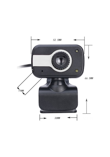 Reedark Usb Klipsli Hd Web Kamerası, Yerleşik Mikrofonlu Video Konferans Ve Çevrimiçi Dersler İçin Uygun Altın