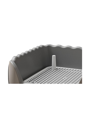 Homyl Köpek Tuvaleti Taşınabilir Eğitim Lazımlık Gri