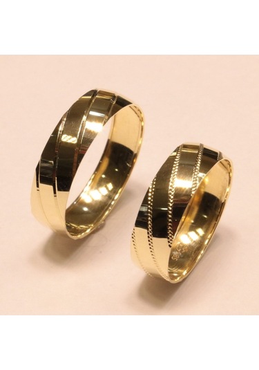 Hakan Güler Kuyumculuk Altın Taşsız Meltem Model Alyans