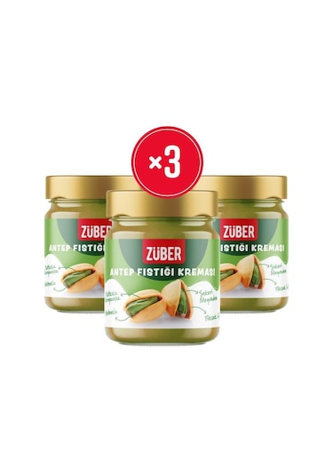 Züber Antep Fıstığı Kreması 200 Gr X 3 Adet