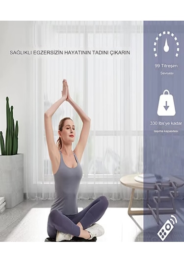 Reidan Pqcfm02 3d Titreşimli Egzersiz Cihazı Yüksek Hız Basen Aleti Siyah