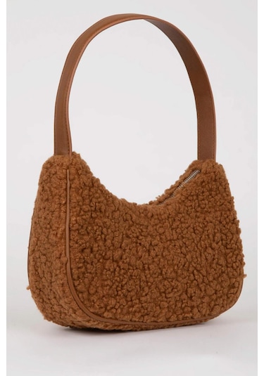 DeFacto Kadın Basic Düz Pelüş El Çantası B0802AXNSBN515