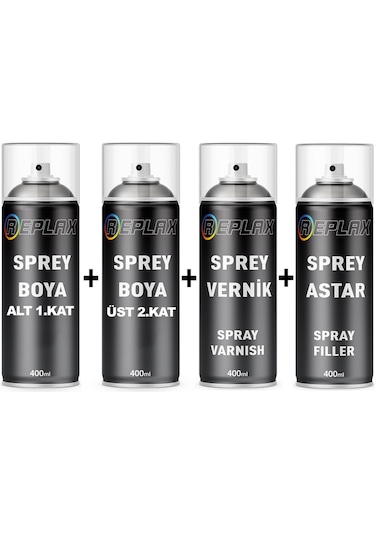 Toyota Corolla 070 İnci Beyaz Alt Üst 2 Kat Sprey Rötuş Boyası+Vernik+Astar