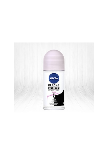 Nivea Invisible Black&White Clear Kadın Roll-On Deodorant 50 ML
