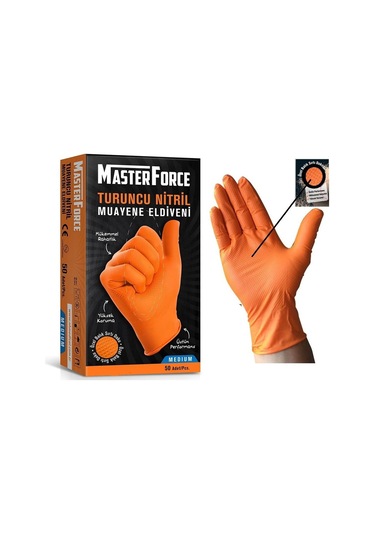 HAS-PET MASTERFORCE TURUNCU ELDV. ORTA BOY 50 Lİ