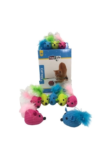 Maxi Life CT12049 Örgü Fare Kedi Oyuncağı