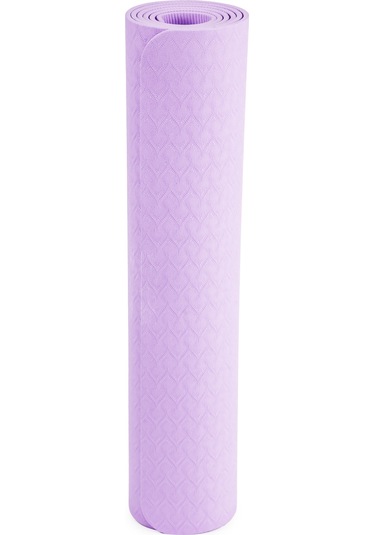 Yumuşak Ve Kaymaz Yüzeyli Yoga & Pilates Matı - 6mm Kalınlık, Hafif Ve Taşınabilir Spor Matı Mor