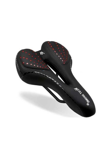 Dancemonkey Esnek Nefesli Deri Bisiklet Yastığı, Konforlu Yol Deneyimi, Mtb Uygun, Kırmızı Kırmızı