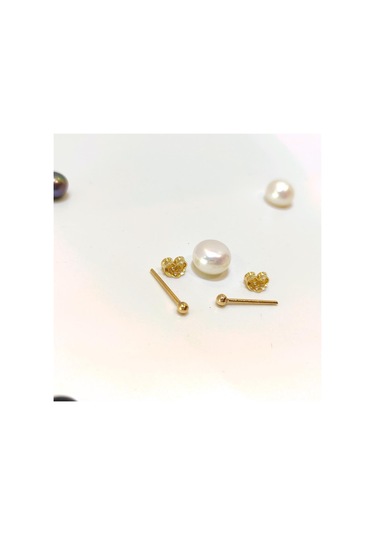 Altın Ürünler 2 - 3 MM Nokta Vidalı Top Küpe