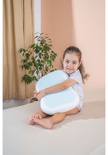 Jelli Visco Yastık Uyku Arkadaşı Bulut Çocuk Yastığı Serinleten Yastık 45x30x8 Cm