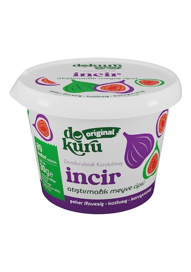 Dokuru İncir Kuru Meyve Cipsi 25 G