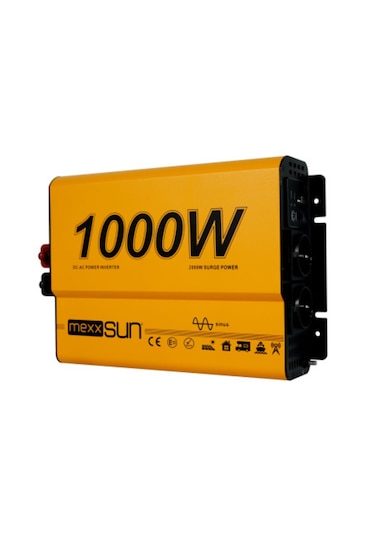Mexxsun 12 Volt 1000 Watt 220V Tam Sinüs İnverter