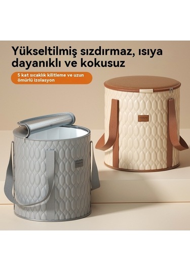 Didadodo Ev Kovası Taşınabilir Katlanabilir Ayak Banyosu-gri, Küçük Masa İle Gri