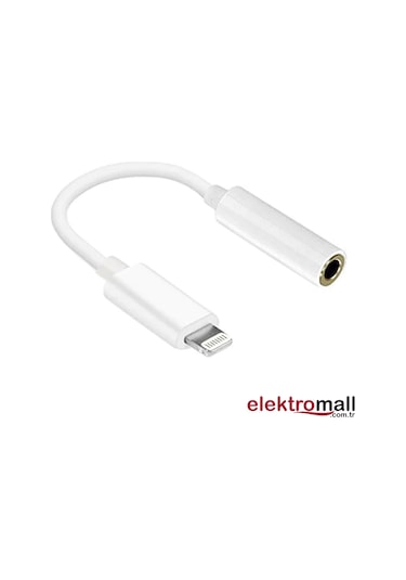 Lightning To Aux 3.5Mm Apple Uyumlu iPhone Kulaklık Çevirici - Aux Dönüştürücü