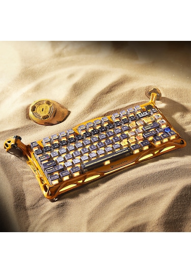 Gravastar Mercury K1 Pro Rgb Kablosuz Mekanik Gaming Klavye, Alüminyum Çerçeveli, İngilizce Q, Speci